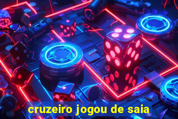 cruzeiro jogou de saia